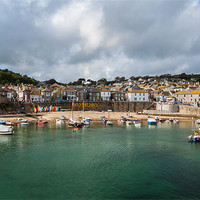 Buy canvas prints of Mousehole Harbour by Jonathan Swetnam