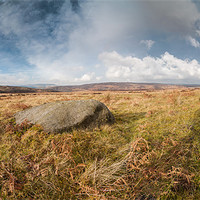 Buy canvas prints of Moscar Moor Panorma by Jonathan Swetnam