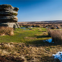 Buy canvas prints of Eagle Stone Panorama by Jonathan Swetnam