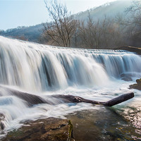 Buy canvas prints of Monsal Dale Weir by Jonathan Swetnam