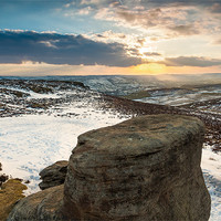 Buy canvas prints of Higger Tor by Jonathan Swetnam