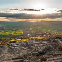 Buy canvas prints of Derwent Valley at Sunset by Jonathan Swetnam