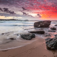 Buy canvas prints of Lusty Glaze Cove at Sunset by Jonathan Swetnam