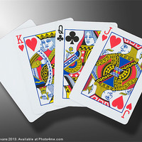 Buy canvas prints of Playing cards by Roy Evans