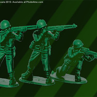 Buy canvas prints of Toy soldiers by Roy Evans