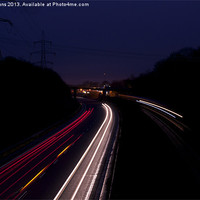 Buy canvas prints of Light Trails by Roy Evans