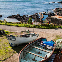 Buy canvas prints of Boats at Cape Cornwall by Judith Parkyn