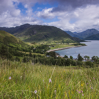 Buy canvas prints of Loch Hourn Scotland by Dave Evans
