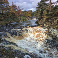Buy canvas prints of  Low Force Waterfalls by Dave Evans