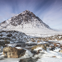 Buy canvas prints of  Buachaille Etive Mor by Dave Evans