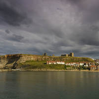 Buy canvas prints of  Whitby Town by Dave Evans