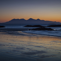 Buy canvas prints of  Arisaig sunset by Ashley Chaplin