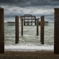 Buy canvas prints of Brighton West Pier by Ashley Chaplin