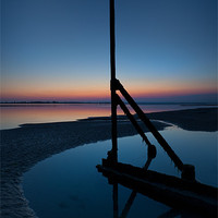 Buy canvas prints of West Wittering Dusk by Ashley Chaplin