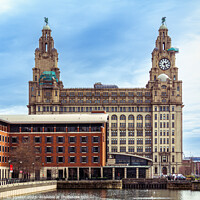 Buy canvas prints of Iconic Liver Building: Liverpool's Architectural M by Mike Shields