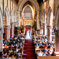 Buy canvas prints of Nuptials in the Marble Sanctuary by Mike Shields