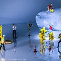 Buy canvas prints of Sub-Zero Rescue: Miniature Heroes by Mike Shields