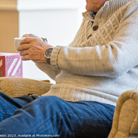 Buy canvas prints of Tea Time at the Care Home. by Mike Shields