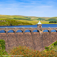 Buy canvas prints of Elan Valley Dam by Mike Shields