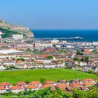 Buy canvas prints of Llandudno Town  by Mike Shields