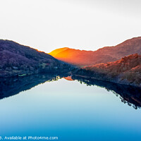 Buy canvas prints of Sunset Lake by Mike Shields