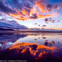 Buy canvas prints of Cloud Formation Reflection by Mike Shields