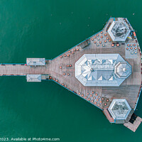 Buy canvas prints of Top Down Pier by Mike Shields