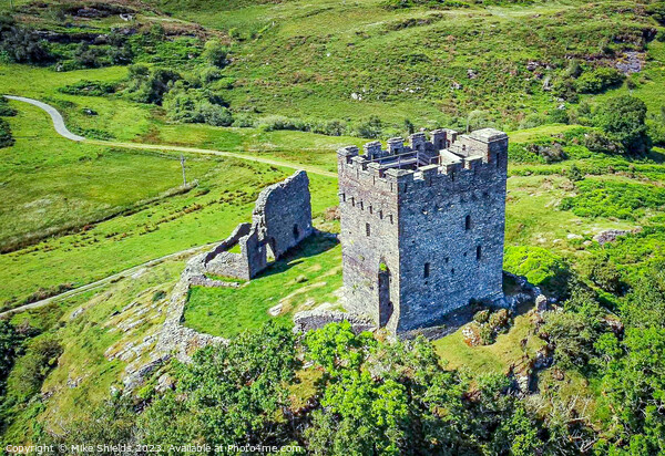 Dolwyddelan Castle Picture Board by Mike Shields