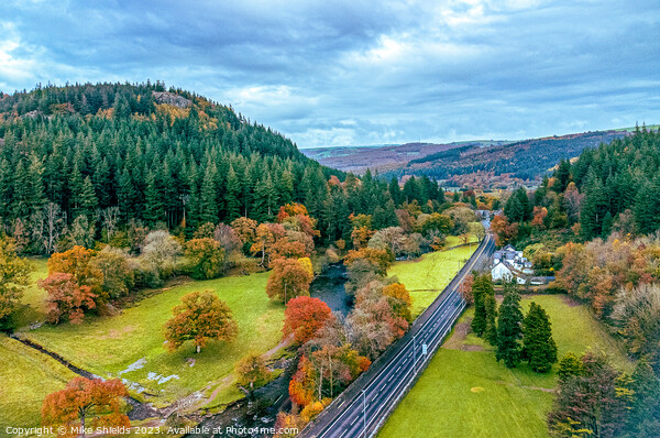 Autumn in Snowdonia Picture Board by Mike Shields