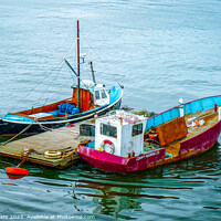 Buy canvas prints of Boats of Conwy by Mike Shields