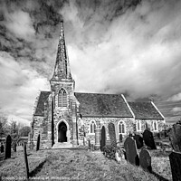 Buy canvas prints of St Mary's Church Llanfairpwllgwyngyll by Mike Shields
