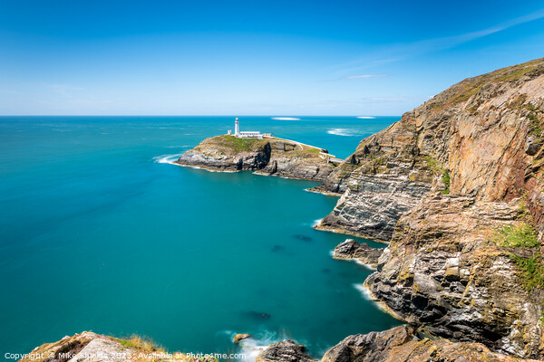South Stack Lighthouse Picture Board by Mike Shields