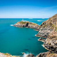 Buy canvas prints of South Stack Lighthouse by Mike Shields