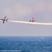 Buy canvas prints of The Red Arrows by Mike Shields