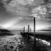 Buy canvas prints of Coastal Radiance of Rhos on Sea by Mike Shields