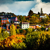 Buy canvas prints of Autumn Village by Mike Shields