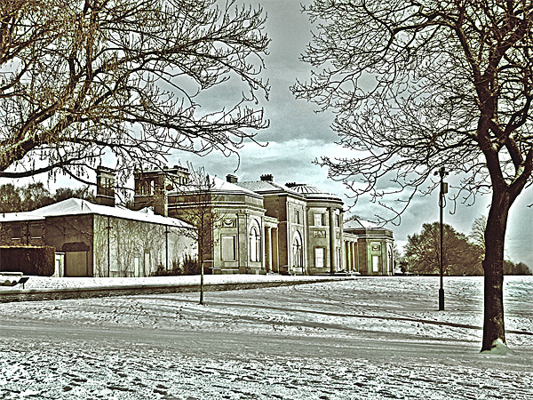 Winter at Heaton Hall Picture Board by philip clarke