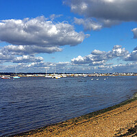 Buy canvas prints of Christchurch harbour by Anthony Kellaway
