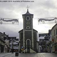 Buy canvas prints of THE MOOT HALL KESWICK CHRISTMAS by Anthony Kellaway