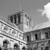 Buy canvas prints of Winchester Cathedral by Anthony Kellaway