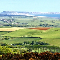 Buy canvas prints of CHESIL VIEW by Anthony Kellaway