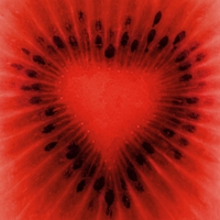 Buy canvas prints of KIWI HEART by Anthony Kellaway