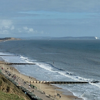 Buy canvas prints of BOSCOMBE VIEW by Anthony Kellaway