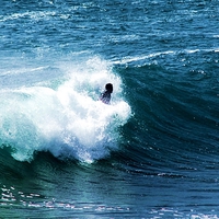 Buy canvas prints of IN THE SURF by Anthony Kellaway