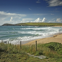 Buy canvas prints of CONSTANTINE BAY CORNWALL by Anthony Kellaway