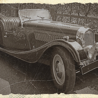 Buy canvas prints of  MORGAN 4 ANTIQUE PHOTO STYLE by Anthony Kellaway