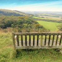 Buy canvas prints of  OLD WINCHESTER HILL by Anthony Kellaway