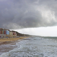 Buy canvas prints of  BOSCOMBE STORM by Anthony Kellaway