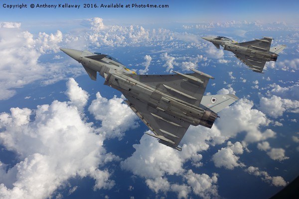                           TYPHOON  EURO FIGHTER  Picture Board by Anthony Kellaway