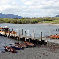 Buy canvas prints of    DERWENT WATER BOATS AND CRUISERS                by Anthony Kellaway
